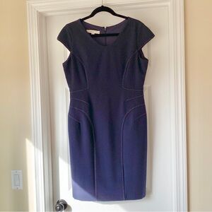 Evan Picone, Cap Sleeve Sheath Dress‎ - Size 12 - Navy Blue - NWOT